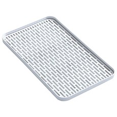 雙層瀝水盤 39 x 22cm 白色, 1個