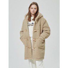 코닥 어패럴 브라우니 더플 롱 플리스 자켓 BEIGE 221659