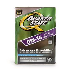 QUAKER STATE 0W-16 全合成機油，提升引擎耐用性，節省燃油，適用於多種車型, 0w16, 1個, 4L