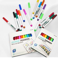 아이스크림 패브릭마카/염색용마카/염색펜, 1개, 8색