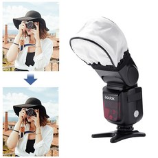 더이케이 스피드라이트 플래시 휴대용 미니 디퓨져 커버 조명 카메라 W98B54B