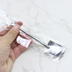 不銹鋼鐵鍬勺 獨立包裝 商用西瓜勺, 1個, 100支鐵鍬平頭