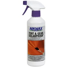 山道具屋 Nikwax 抗UV背包清潔組合戶外裝備保養, 1個, 帳篷防潑水500ml(紫蓋)