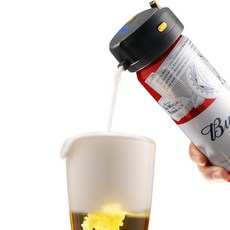 초음파 크림 맥주 거품기 크림맥주 제조기, 1개, 블랙