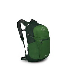 Osprey 오스프리 Daylite Plus 통근용 백팩 - 노트북 슬리브와 물병 포켓이 있는 가벼운 일상 팩 직장 학교 및 여행에 이상적 다용도 보관 옵션 원더 옐로우_, 그린 벨트/그린 캐노피_163268