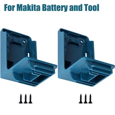 마키타 2in1 스탠드용 25팩 전동 공구 배터리 마운트 홀더 18V 보관 랙 브래킷 케이스, 01 2 PCS