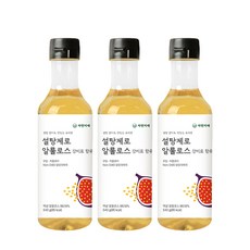 자연지애 설탕제로 알룰로스 액상 시럽 540g / 대체당 설탕대체 감미료, 3개