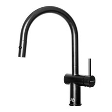 凱樂 抽拉式廚房龍頭 黑色, 1個