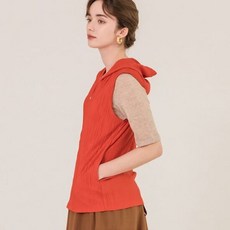 막스까르띠지오 컬러 플리츠 후드 베스트 2954071