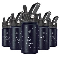 BJPKPK 키즈 스트로우 리드 텀블러 443ml 게임 135970, 425.2g(15온스), 물병자리