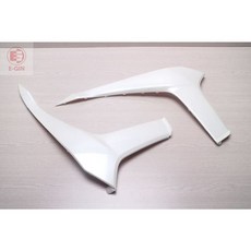 EG部品 FORCE BH6 腳踏邊條 白色 烤漆, 1個, 騎車時右邊-R