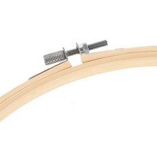 크로스 바느질 공예 대나무 자수 후프 키트 원형 프레임 장식 홈, 1개, 기본