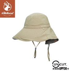 Wildland 荒野 女 抗UV印花雙面遮陽帽 WH1065, OS