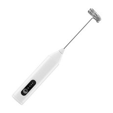 手持電動攪拌器打蛋器 德國進口機芯, 打蛋器 白色-電池款 不配電池,德國進口機芯-用不壞