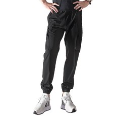 排汗速乾降溫透氣彈性伸縮大口袋輕薄工作長褲口袋褲運動褲涼感褲