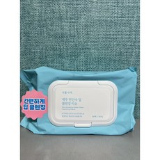 식물나라 제주탄산수 퀵앤딥 클렌징티슈 100매, 80매입, 1개