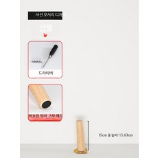 가구 발 테이블 다리 교체용 철제 브라켓 DIY 의자 책상 받침대, E_사선형 15cm