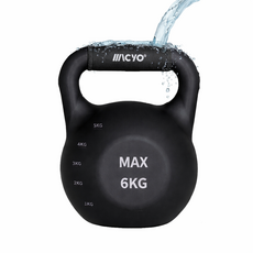 인헨스몰 무게조절 물주입 케틀벨, 블랙, 1개, 6kg
