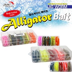 JRC 엘리게이터 케이젤리 슬라이더 모음 K JELLY SLIDER SET 쏘가리 꺽지, B형, 1개