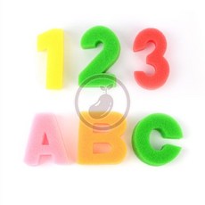 깨들 컬러 숫자 알파벳 스펀지 알파벳공부