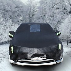 자동차커버 쏘나타 DN8 블랙 하프 성에방지 2호_ GT4119