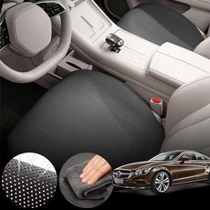벤츠 W218 CLS400d (OM656) 차량용 초슬림 통풍 시트 커버 블랙 2개 세트