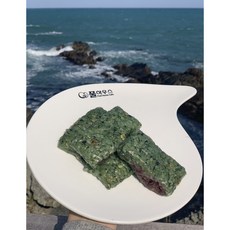 [풀하우스카페] 부산 기장 밥알쑥인절미 누룽지 쑥떡 40개, (9번)반반밥알쑥인절미 4박스(20+20개/3kg), 75g