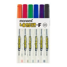 모나미 네임펜 F 중간글씨용 6색q_d5+6RCM