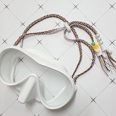 수빠마 프리다이빙 마스크 스트랩 스노클 수제 스트랩 핸드메이드 프리다이브 수제스트랩, C20