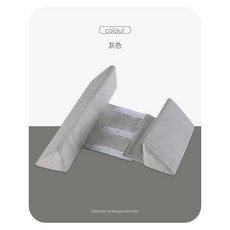 嬰兒安撫睡覺抱枕 側睡 防驚嚇安全感, 灰色可拆洗, 灰色
