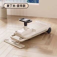 전동차 어린이 배터리 장난감 4륜 바닥청소 물걸레 청소전동차 탑승형 거실, A. 럭셔리 메이디미