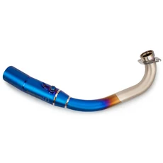 Yamaha XMAX300 2017-2024 오토바이 배기 매니 폴드 옵션 스테인레스 및 티타늄 합금 51mm 프론트 링크 파, 07 Integrated Titanium