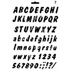 型染版(Stencil) - 蝶古巴特diy-簍空模板-塗鴉模版-繪畫模版，輕鬆打造獨特藝術作品, 1個, B50-0027