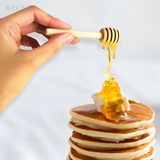 내추럴 우드 꿀봉 허니 디퍼 꿀스푼 달빛스토어, 1개