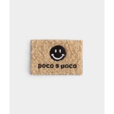 퀼트스타 poco a poco 부클 봉제식 라벨, 1개, 베이지