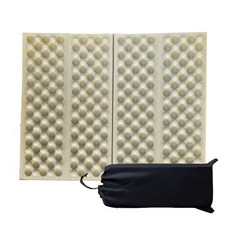 데코마당 도톰한 국산 4단 등산방석 휴대용 접이식 방석 캠핑 등산 1인용, 4단방석_아이보리(가방추가), 4단방석_아이보리(가방추가)