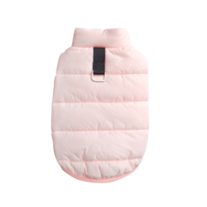 Grooming Dog 寵物輕量鋪棉胸背帶, 粉紅色