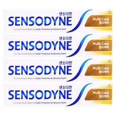 센소다인 멀티케어 치약, 100g, 4개