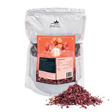 히비스커스 차 500g 히비스커스잎 100% (허브티 꽃차), 1개, 1개입