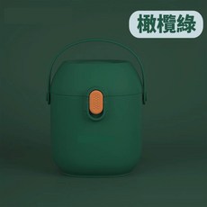 寶貝家 奶粉分裝罐 抹茶綠, 橄欖綠, 1個
