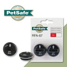 普立爾雙胞胎電池組 RFA-67 (兩入裝) PetSafe 電吠項圈專用替換電池 BC103DBC300, 1個