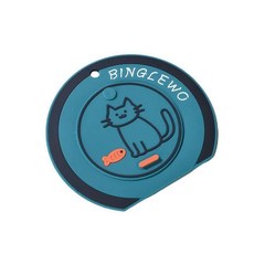 BINGLEWO 二合一防臭地漏墊 可愛小貓卡通設計, 小惡魔地漏