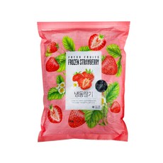 웰루츠 냉동 홍안 딸기, 1개, 1kg