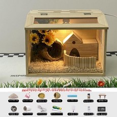 푸트로머스코 특대형 닭장 풀세트 닭집 금사 햄스터 전용 하우스 09 NSB, 럭셔리 40 x 30x30