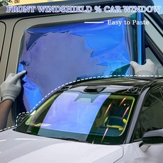 블루 페어리 레온 필름 VLT80 자외선 차단 단열 자동차 앞유리 뒷유리 보호, 76x200cm
