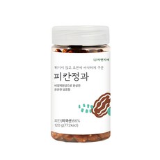 자연지애 오븐에 구운 피칸 정과 / 프리미엄 견과 스낵 강정 간식, 1개, 120g