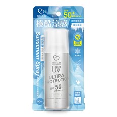即期品效期2027/01月起 我的心機 香氛涼感防曬噴霧SPF50+/PA++++90ml, 1件, 90ml