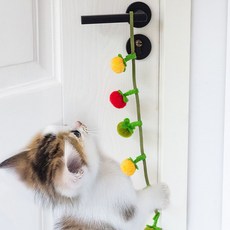 허그마이펫 고양이 캣닢 냥냥펀치 토마토 장난감, 1개, 부착형