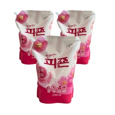 피죤 레귤러 섬유유연제 핑크로즈 리필, 2.1L, 3개