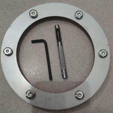 텐트 연통 지지대 화목난로 고정 거치대 설치 브라켓, 1개, Alone 하이브리드스틸Ring